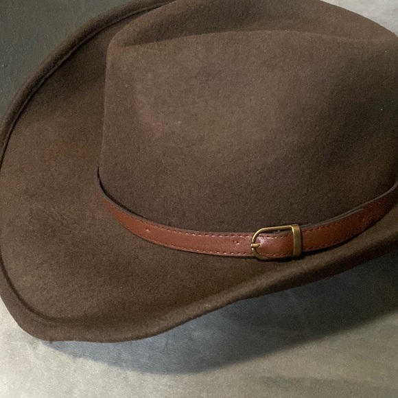 ✨Men’s outback wool cowboy hat Dakota brown shapeable western felt cowboy hat ✨ - Picture 13 of 16